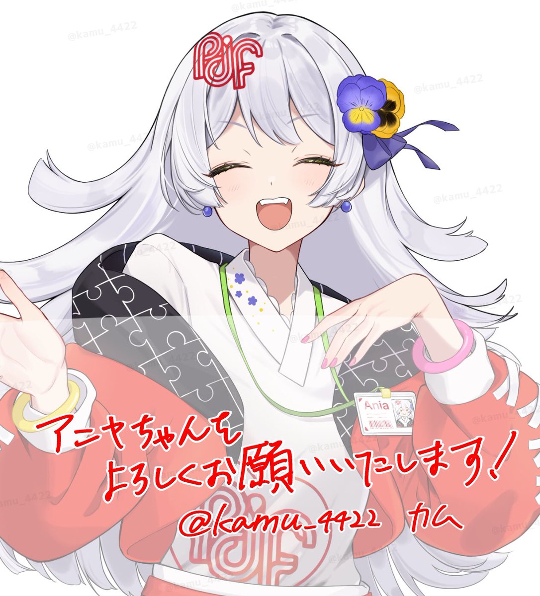 kamu_4422's tweet photo. Poland_Japan_Foundation (@PLN_JPN_FUND )様よりご依頼いただき、アニヤちゃんのキャラクターデザインを担当させていただきました。✨ https://t.co/eVWxbxWI8l