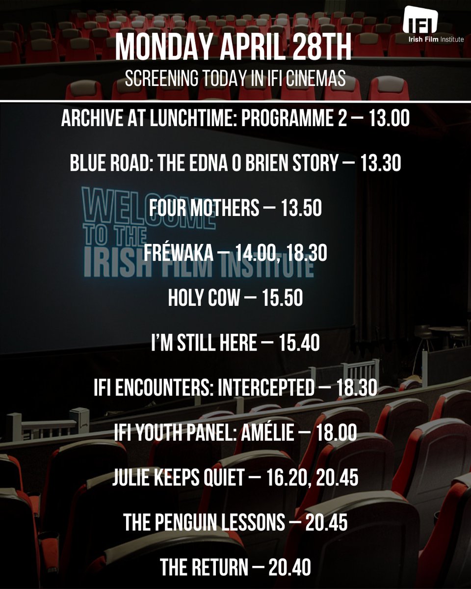 📽️ Screening today at the IFI 🎟️ 

👉 ifi.ie/whats-on/
