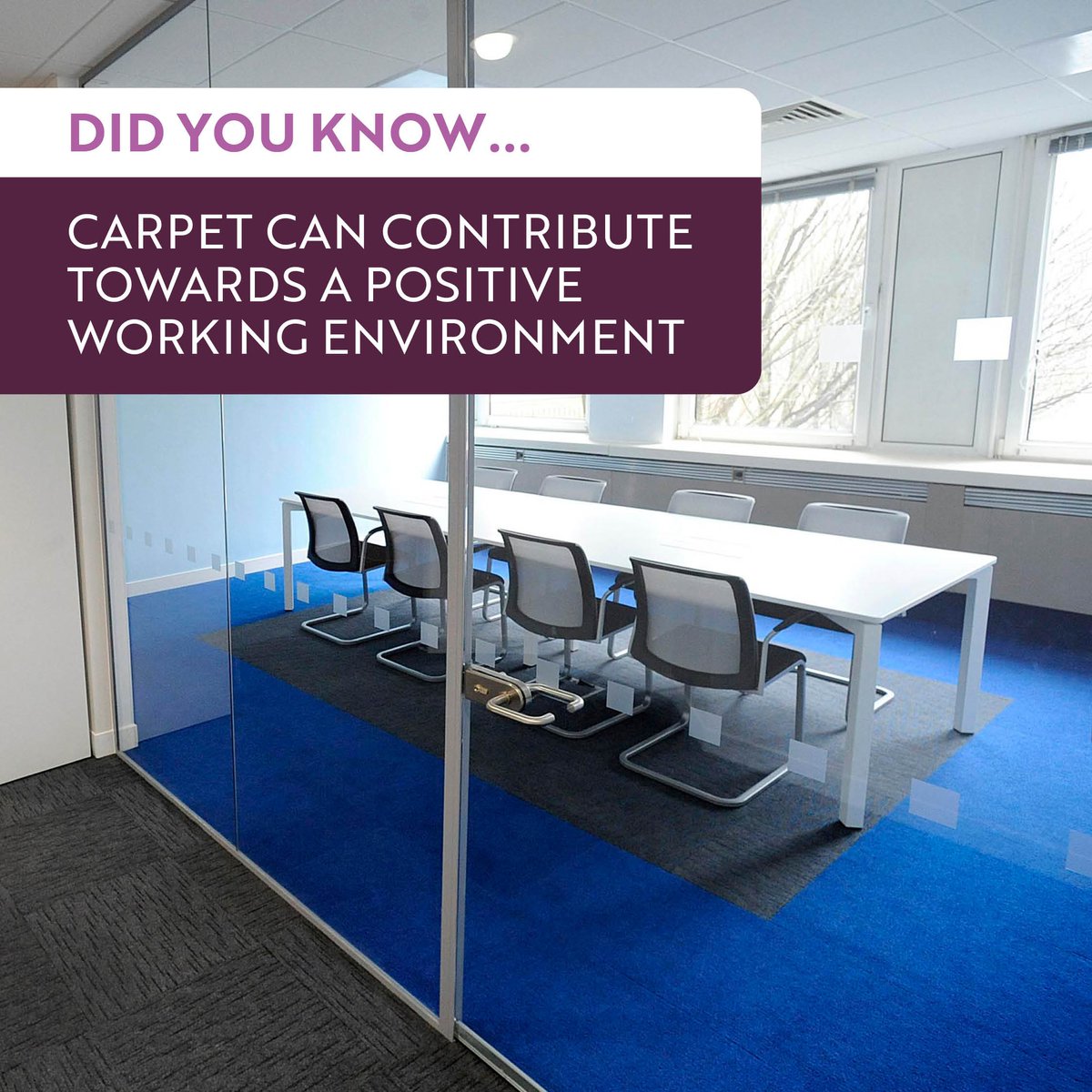 Wellbeing in the workplace boosts productivity, retention, and company culture. Key factors include noise, space, temperature, and light.

Learn how carpets contribute to a healthier, more comfortable work environment: 👉heckmondwike-fb.co.uk/how-carpets-ca… 

#WorkplaceWellbeing