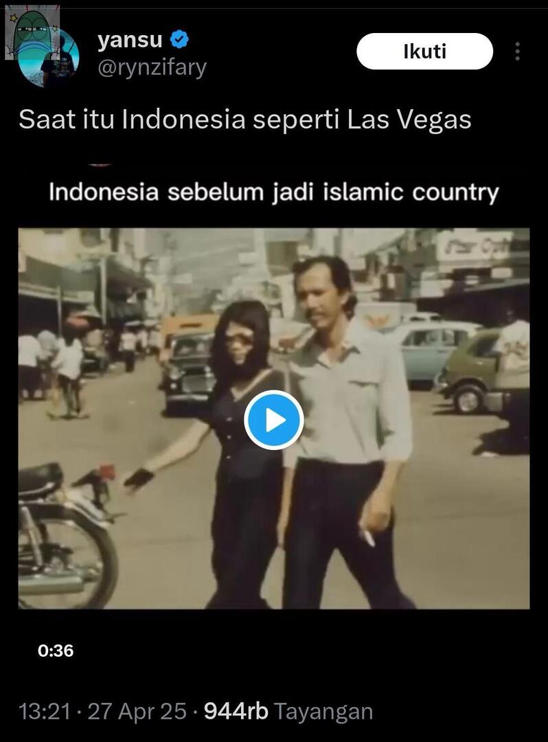 💚 sejak kapan Indonesia negara islamic? 😭
cenblue emang pda tol0l.
kalo Brunei sama Malaysia baru negara Islamic, dan mereka berdua jauh lebih maju dan Makmur ketimbang Indonesia yang katanya "Nusantara" Ini ☠️