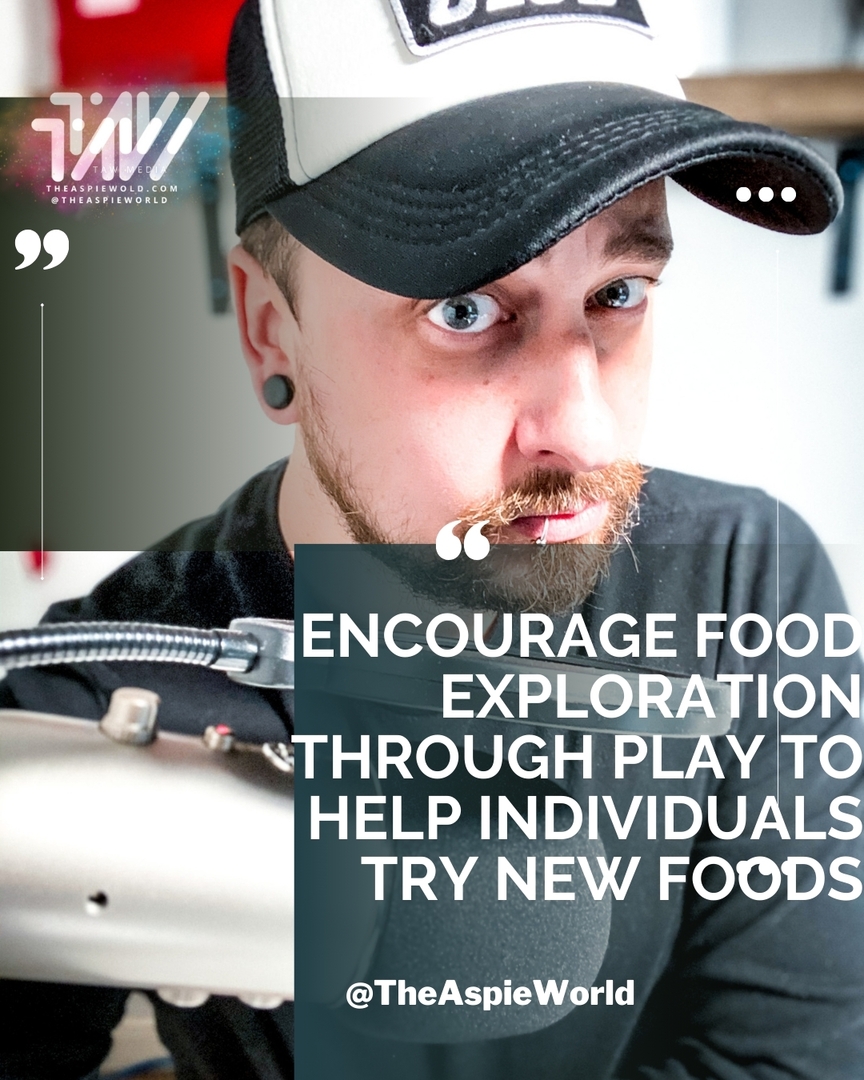 TheAspieWorld's tweet photo. One of my favorite autism life hacks: helping autistic kids try new foods through PLAY! 🍓🎨 Making food fun can lower anxiety and spark curiosity. 🌟 #AutismParenting #ADHDFamily #FoodPlay #SensoryPlay #AutismSupport #NeurodivergentKids #ADHDParenting #… https://t.co/HmIIxtFpjl https://t.co/euyyirvaMj