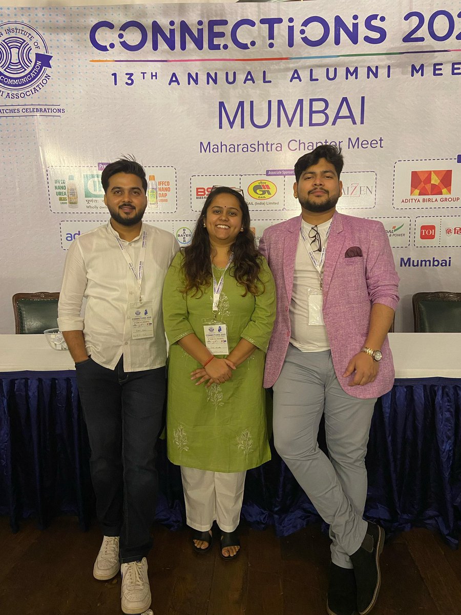 Connections 2025 Maharashtra  | This weekend in Mumbai was all about fun, laughter, and reconnecting with esteemed seniors from IIMC. Moments like these are priceless! 

#IIMC #IIMCAA #Connections #Mumbai #Maharashtra