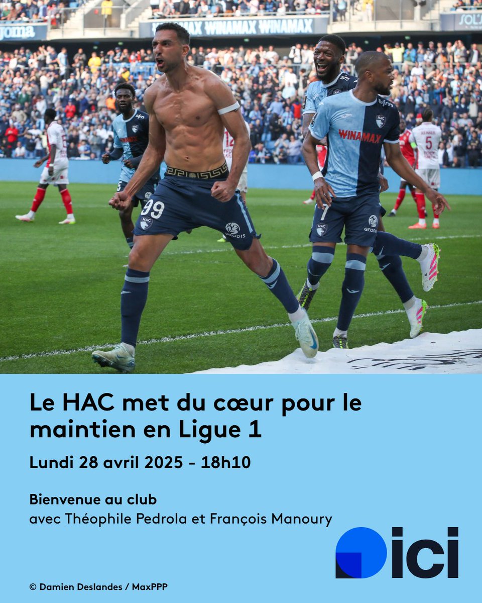 ici_hnormandie's tweet image. Dans Bienvenue au club ce soir :

⚽️Le HAC accroche Monaco et se donne de la confiance pour le maintien en L1 #hacasm
On revient ensemble sur le match !

🏐Invité : Flavien Rigal, manager de l&apos;Évreux VB, qui décide de changer d&apos;entraîneur à la fin de cette saison

Rdv à 18h10 !