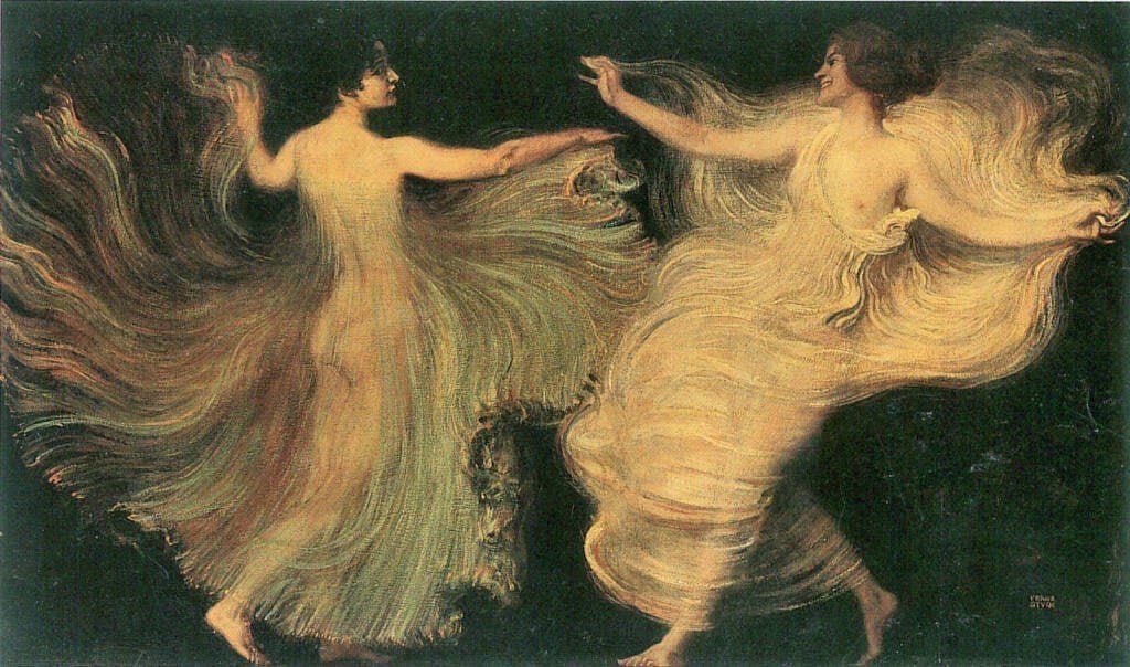 'Dancers' by Franz Von Stuck, (1863 - 1928)