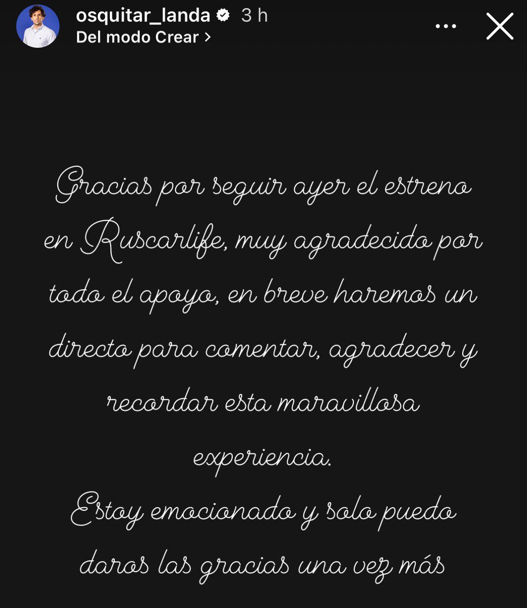 Oscar agradecido y emocionado Pérez por la acogida del canal 🥹

#RuscarLife3
#Ruscar28A