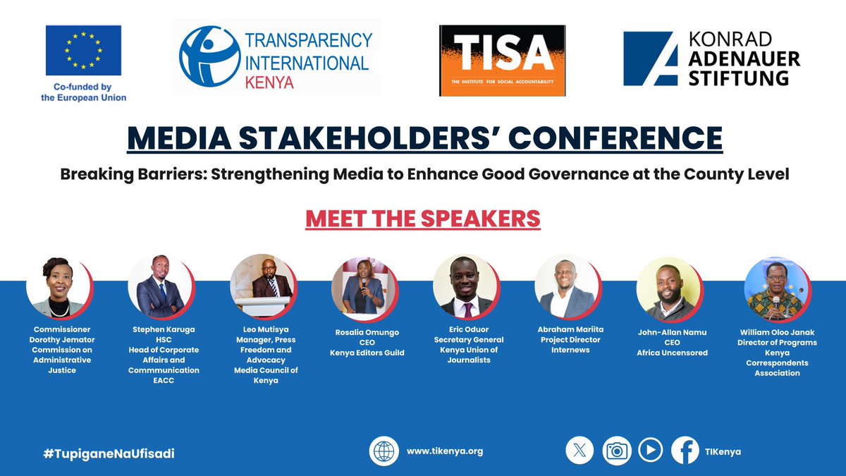 Konrad-Adenauer-Stiftung (KAS) Kenya (@kas_kenya) on Twitter photo <a href="/KAS_Kenya/">Konrad-Adenauer-Stiftung (KAS) Kenya</a> joins partners <a href="/TIKenya/">TI-Kenya</a>, <a href="/TISAKenya/">@TisaKenya</a> and <a href="/EUinKenya/">European Union In Kenya</a> at the Media Stakeholdersβ Conference under the #TupiganeNaUfisadi intiative to strengthen evidence based reporting and promote transparency. <a href="/KAS_Kenya/">Konrad-Adenauer-Stiftung (KAS) Kenya</a> joins partners <a href="/TIKenya/">TI-Kenya</a>, <a href="/TISAKenya/">@TisaKenya</a> and <a href="/EUinKenya/">European Union In Kenya</a> at the Media Stakeholdersβ Conference under the #TupiganeNaUfisadi intiative to strengthen evidence based reporting and promote transparency.