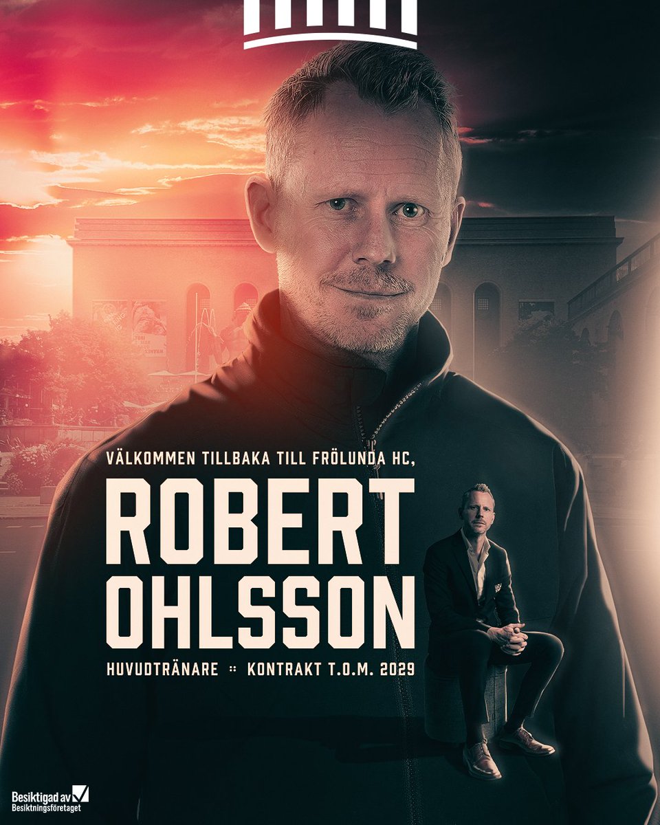 Välkommen tillbaka till Frölunda HC, Robert Ohlsson!

Vår nästa huvudtränare är Robert Ohlsson, som skrivit kontrakt över de kommande fyra säsongerna. Läs mer här: frolundahockey.com/article/visasv…