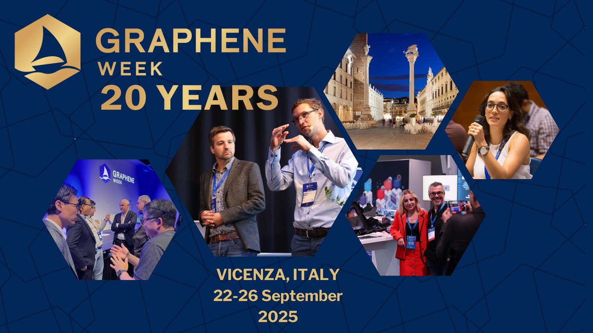 2DNeuralVision (@2dneuralvision) on Twitter photo Join us in Europe's leading #graphene and #2Dmaterials conference! #GrapheneWeek2025 will take place in Vincenza, Italy, from 22 to 26 September, coinciding with its 20th anniversary. Call for abstracts until 9 May 🔗graphene-flagship.eu/events/graphen…
#grapheneeu #grapheneweek <a href="/GrapheneEU/">Graphene Flagship 🇪🇺</a> Join us in Europe's leading #graphene and #2Dmaterials conference! #GrapheneWeek2025 will take place in Vincenza, Italy, from 22 to 26 September, coinciding with its 20th anniversary. Call for abstracts until 9 May 🔗graphene-flagship.eu/events/graphen…
#grapheneeu #grapheneweek <a href="/GrapheneEU/">Graphene Flagship 🇪🇺</a>