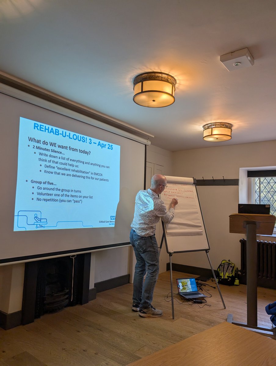 Working through our objectives for today #rehabulous