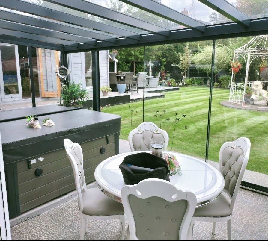 Suns Up...
Install one of our weather protective systems and get 365 days a year outdoors.
Checkout our shading solutions and options for privacy  that give you a perfect time outside.
Bring the outdoors in...
Call me I'm Lara on 03335 775 223
today to see what suits you.