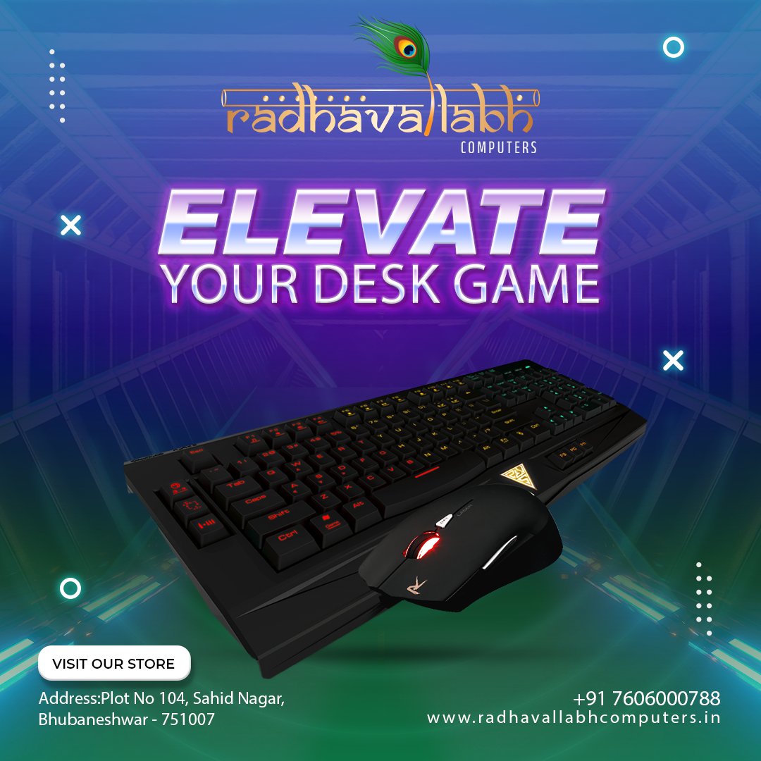 RadhaVComputers's tweet image. 🚀 Boost your desk vibes!
Performance meets style — grab your ultimate keyboard and mouse combo today!

#nextlevelsetup #techessentials #gamergear #radhavallabhcomputers #gameon
