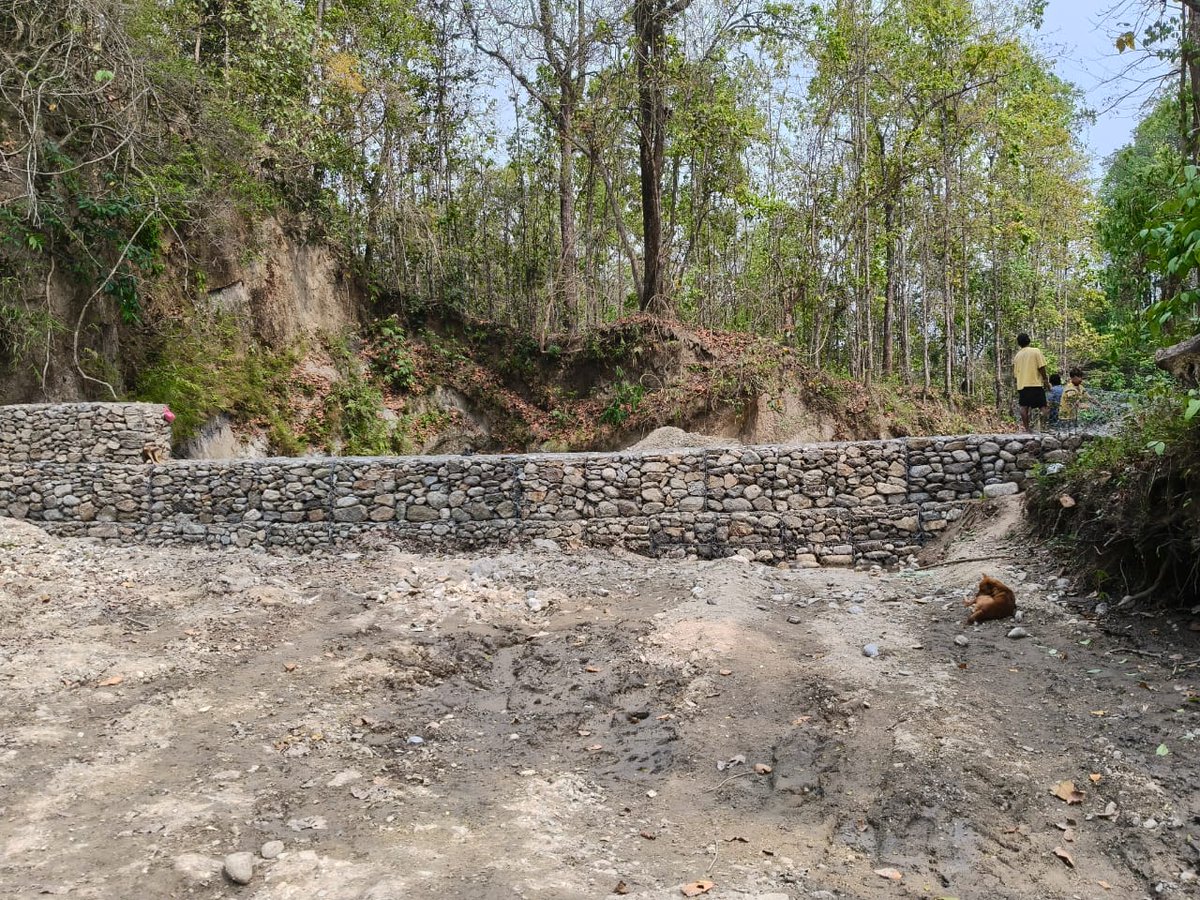 Building a Resilient Churia Region in Nepal (@brcrn2020) on Twitter photo A check dam constructed by BRCRN in Sukhani, Jhapa. Check dams help conserve soil and water by preventing sediments from entering water bodies. This reduces erosion in gullies.
<a href="/FAONepal/">FAO in Nepal</a>
<a href="/MOFENepal/">MOFE Nepal🇳🇵</a> A check dam constructed by BRCRN in Sukhani, Jhapa. Check dams help conserve soil and water by preventing sediments from entering water bodies. This reduces erosion in gullies.
<a href="/FAONepal/">FAO in Nepal</a>
<a href="/MOFENepal/">MOFE Nepal🇳🇵</a>