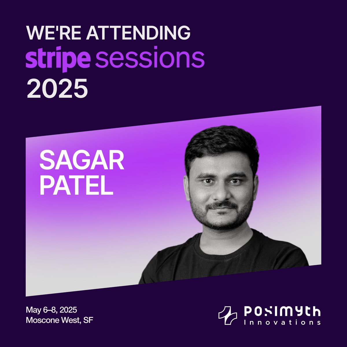 POSIMYTH Innovations • WordPress Plugins (@posimyth) on Twitter photo ⚡ We’re all set for Stripe Sessions 2025!
📍 Moscone West, San Francisco
🗓️ May 6–8, 2025
Our CEO, <a href="/sagarpatel124/">Sagar Patel</a>, is attending!
Planning to attend? Let’s connect and make it count 🙌
#stripesessions #stripesessions2025 ⚡ We’re all set for Stripe Sessions 2025!
📍 Moscone West, San Francisco
🗓️ May 6–8, 2025
Our CEO, <a href="/sagarpatel124/">Sagar Patel</a>, is attending!
Planning to attend? Let’s connect and make it count 🙌
#stripesessions #stripesessions2025