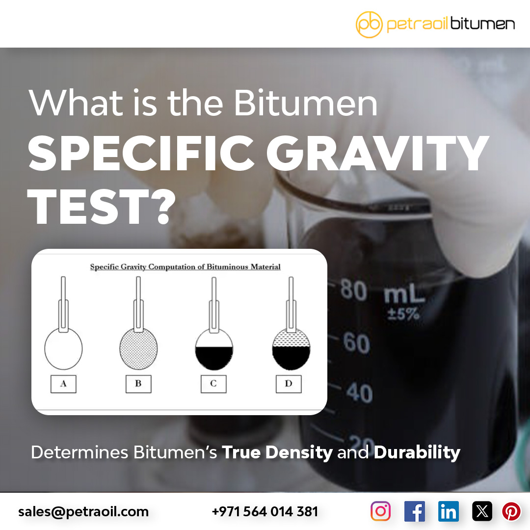 petra_oil's tweet image. Bitumen Specific Gravity Test.
The specific gravity test for bitumen determines the ratio of its mass to the mass of an equal volume of water at a specific temperature, typically 27°C.
#bitumen #bitumentest #gravitytest #ratio #determines #pavementconstruction #suitability