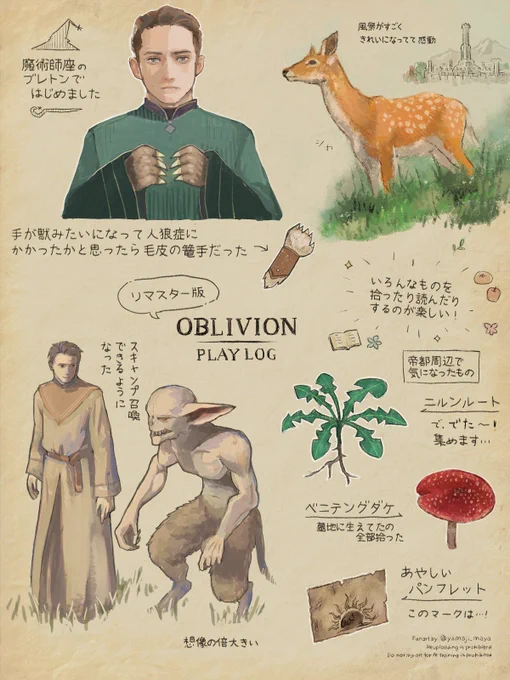 オブリビオンのプレイ日記です📔
#OblivionRemastered 