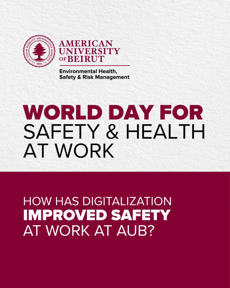 AUB EHSRM tweet media