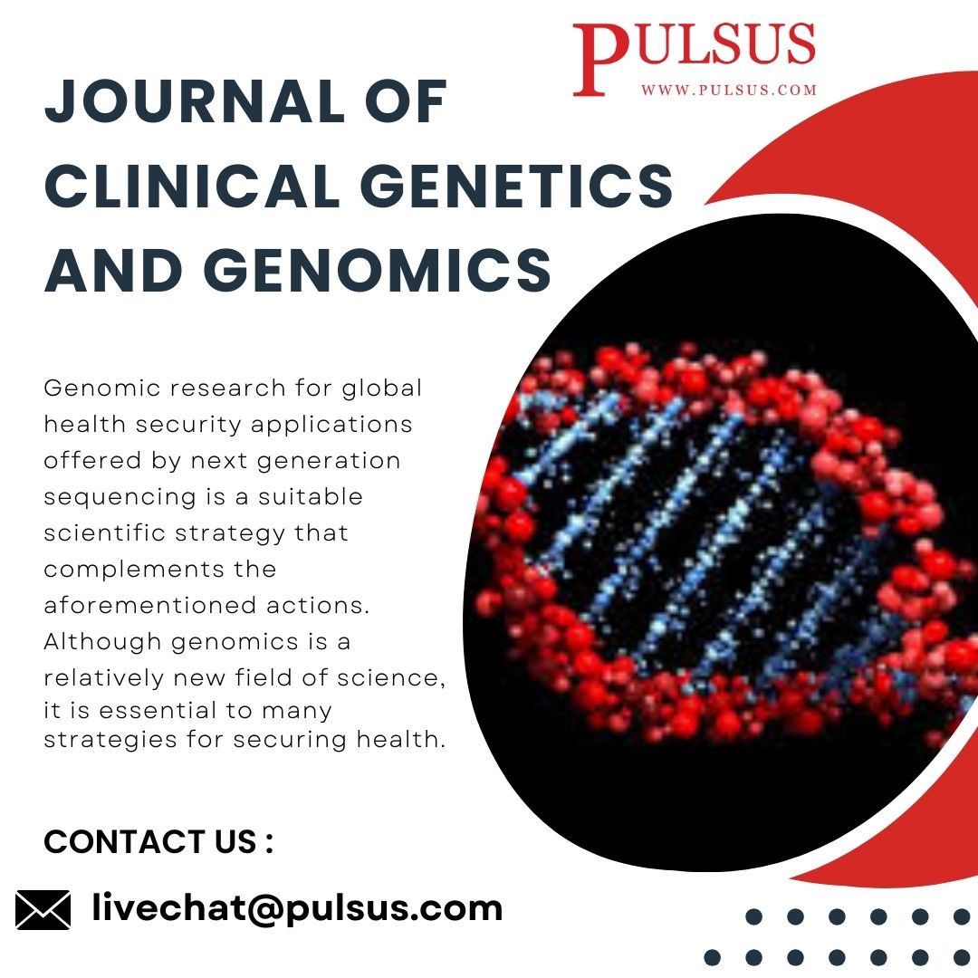 We are pleased to invite you to submit your research to the Journal of Clinical Genetics and Genomics for our upcoming call for papers.
#Genetics #Genomics #CallforPapers #researcher