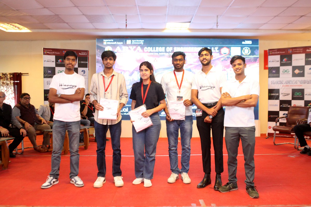 aryacolleges's tweet photo. #HackAryaVerse Hackathon wasn’t just about coding — it was about creativity, connection, and celebration! From high-energy music and fun activities to intense coding marathons and inspiring mentoring sessions, every moment was worth capturing. https://t.co/0e6RdVRFGL