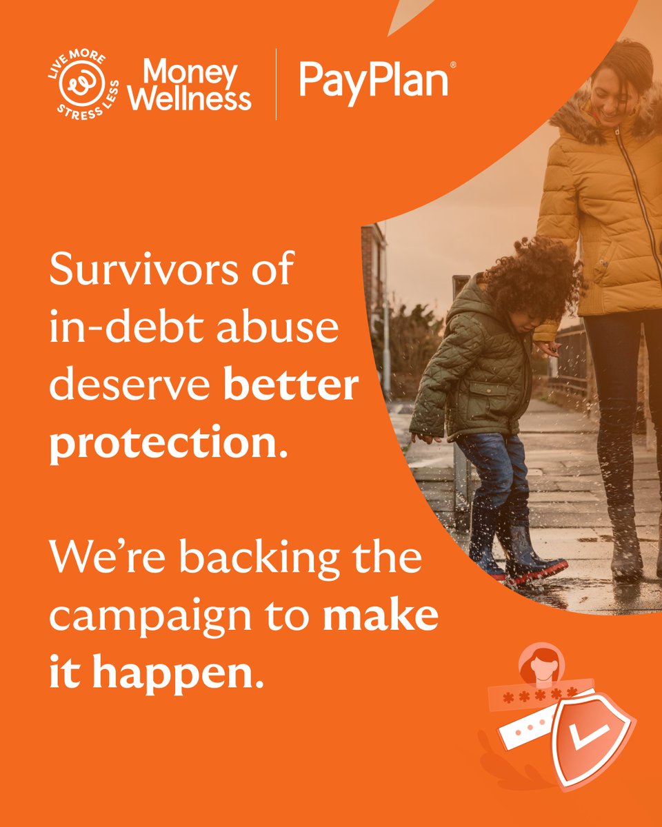 PayPlan (@payplan) on Twitter photo We are proud to stand with <a href="/UKMoneyWellness/">Money Wellness 🧡</a> in their campaign to better protect survivors of in-debt abuse. 🙌
We’re calling on the Government to:
1. Abolishing £308 PARV order fee
2. Privatise the Individual Insolvency Service
3. Removing the process from the court system We are proud to stand with <a href="/UKMoneyWellness/">Money Wellness 🧡</a> in their campaign to better protect survivors of in-debt abuse. 🙌
We’re calling on the Government to:
1. Abolishing £308 PARV order fee
2. Privatise the Individual Insolvency Service
3. Removing the process from the court system