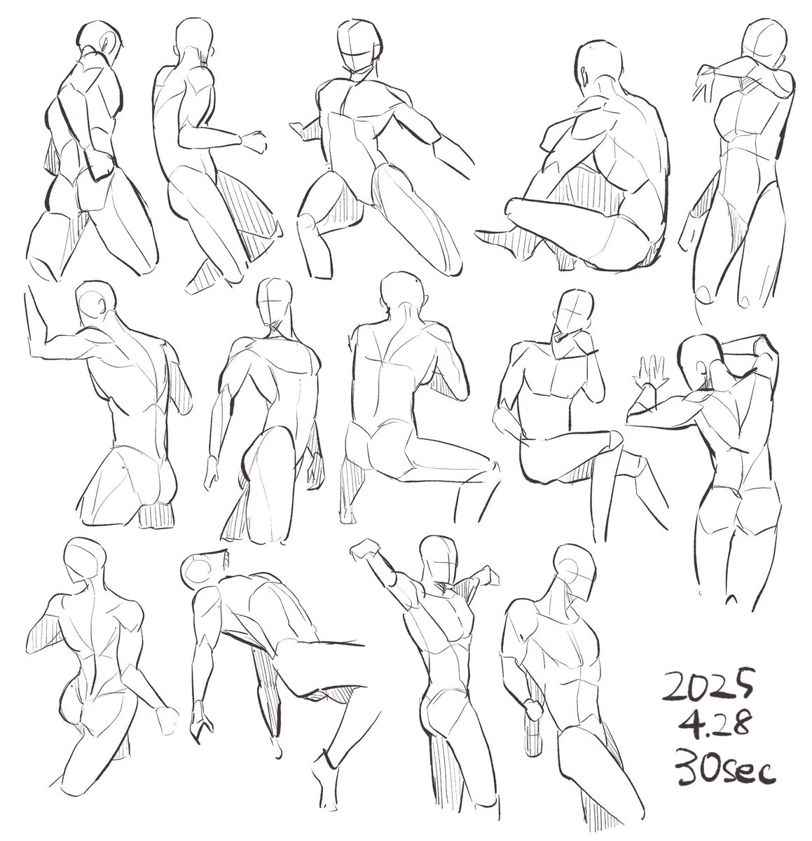 rensyuusuru7's tweet image. 30sec #posemaniacs