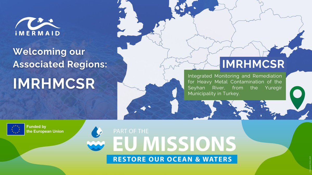 iMERMAID 🇪🇺 (@imermaid_eu) on Twitter photo 🙌Meet the IMRHMCSR project - one of the iMERMAID OC #1 winners!
🇹🇷The project will monitor and prevent heavy metal pollution in the Seyhan river, #Turkey.
Congratulations to the team at <a href="/yuregirbld/">T.C. Yüreğir Belediyesi</a>
Learn more: imermaid.eu/municipality-o… 🙌Meet the IMRHMCSR project - one of the iMERMAID OC #1 winners!
🇹🇷The project will monitor and prevent heavy metal pollution in the Seyhan river, #Turkey.
Congratulations to the team at <a href="/yuregirbld/">T.C. Yüreğir Belediyesi</a>
Learn more: imermaid.eu/municipality-o…