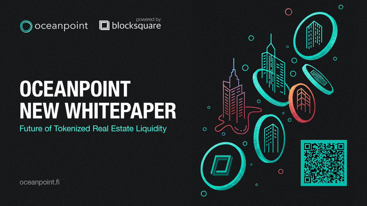 rushton_lo86924's tweet image. Oceanpoint’s new whitepaper is a game-changer for real estate liquidity. By merging DeFi with tokenized assets, they’re unlocking doors to a more accessible and liquid market. 

Huge props to #Oceanpoint &amp;amp; @blocksquare_io for innovating at the intersection of #RealEstate and