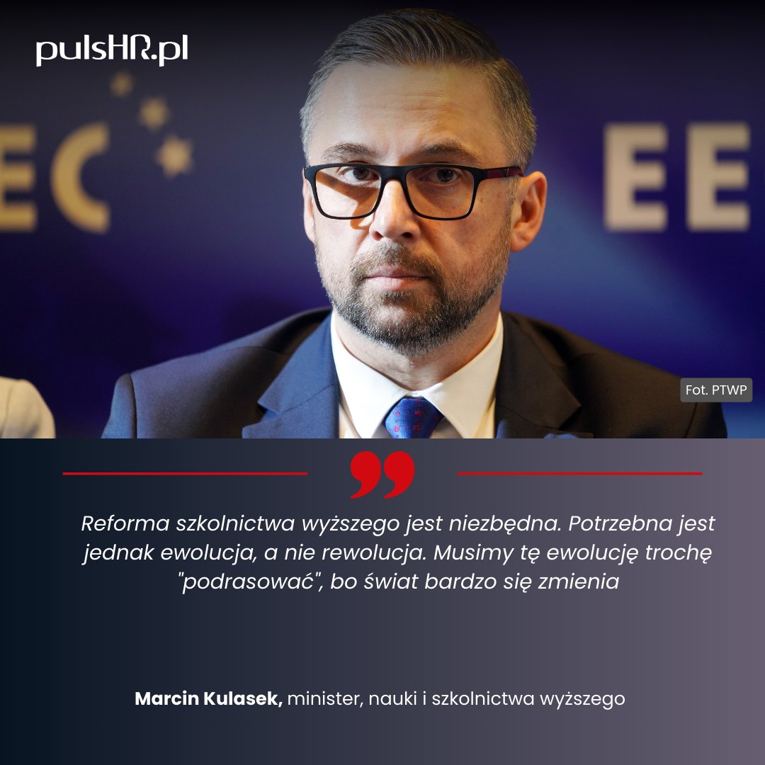 PulsHR.pl (@pulshr_pl) on Twitter photo Minister, nauki i szkolnictwa wyższego <a href="/MarcinKulasek/">Marcin Kulasek</a> podczas <a href="/EECKatowice/">EEC Katowice, Poland</a> mówił, że reforma szkolnictwa wyższego jest niezbędna. Jednak potrzebna jest ewolucja, a nie rewolucja. Zmiany będą wprowadzane stopniowo, w dialogu ze środowiskiem akademickim.
tiny.pl/xm0rkgq4 Minister, nauki i szkolnictwa wyższego <a href="/MarcinKulasek/">Marcin Kulasek</a> podczas <a href="/EECKatowice/">EEC Katowice, Poland</a> mówił, że reforma szkolnictwa wyższego jest niezbędna. Jednak potrzebna jest ewolucja, a nie rewolucja. Zmiany będą wprowadzane stopniowo, w dialogu ze środowiskiem akademickim.
tiny.pl/xm0rkgq4