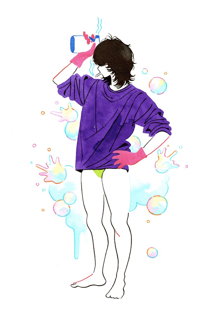 kmz_sasshi's tweet image. 🛀🫧🧽🧤