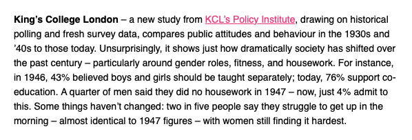 The Policy Institute (@policyatkings) on Twitter photo Our study on changing public attitudes and behaviours in Britain is featured in this morning's Wonk Week email from <a href="/SMFthinktank/">Social Market Foundation</a>.
Read the research here ➡️ kcl.ac.uk/news/homework-… Our study on changing public attitudes and behaviours in Britain is featured in this morning's Wonk Week email from <a href="/SMFthinktank/">Social Market Foundation</a>.
Read the research here ➡️ kcl.ac.uk/news/homework-…