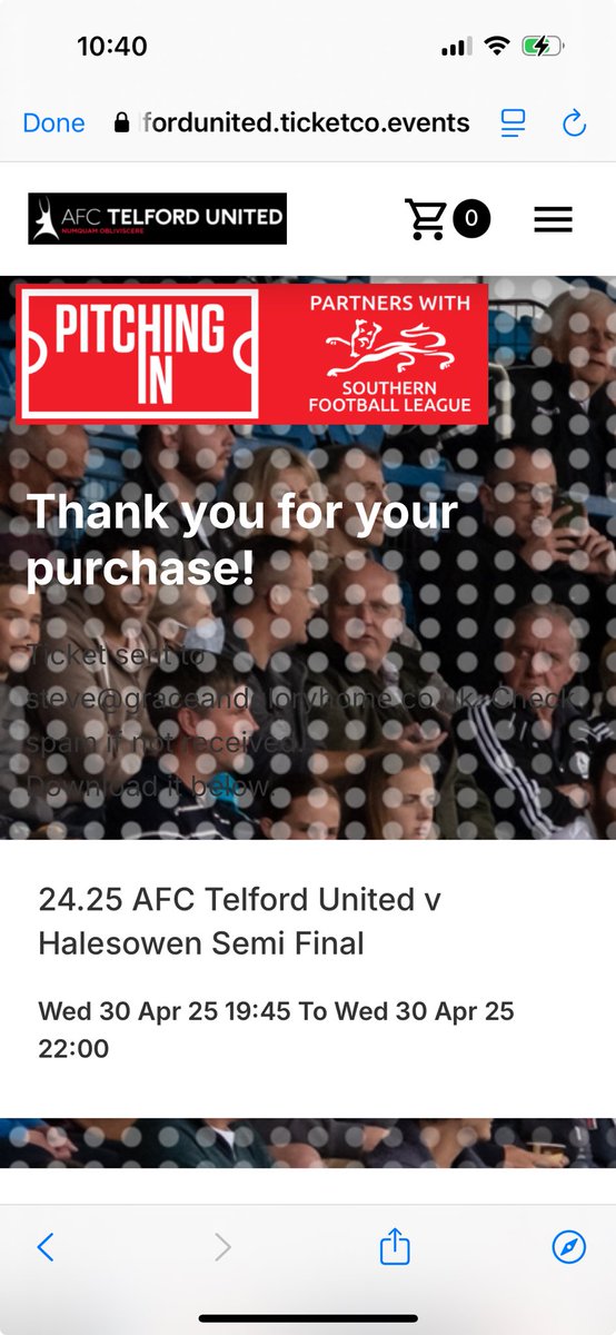 This time ⁦<a href="/telfordutd/">AFC Telford United (P)</a>⁩ ⚽️💪