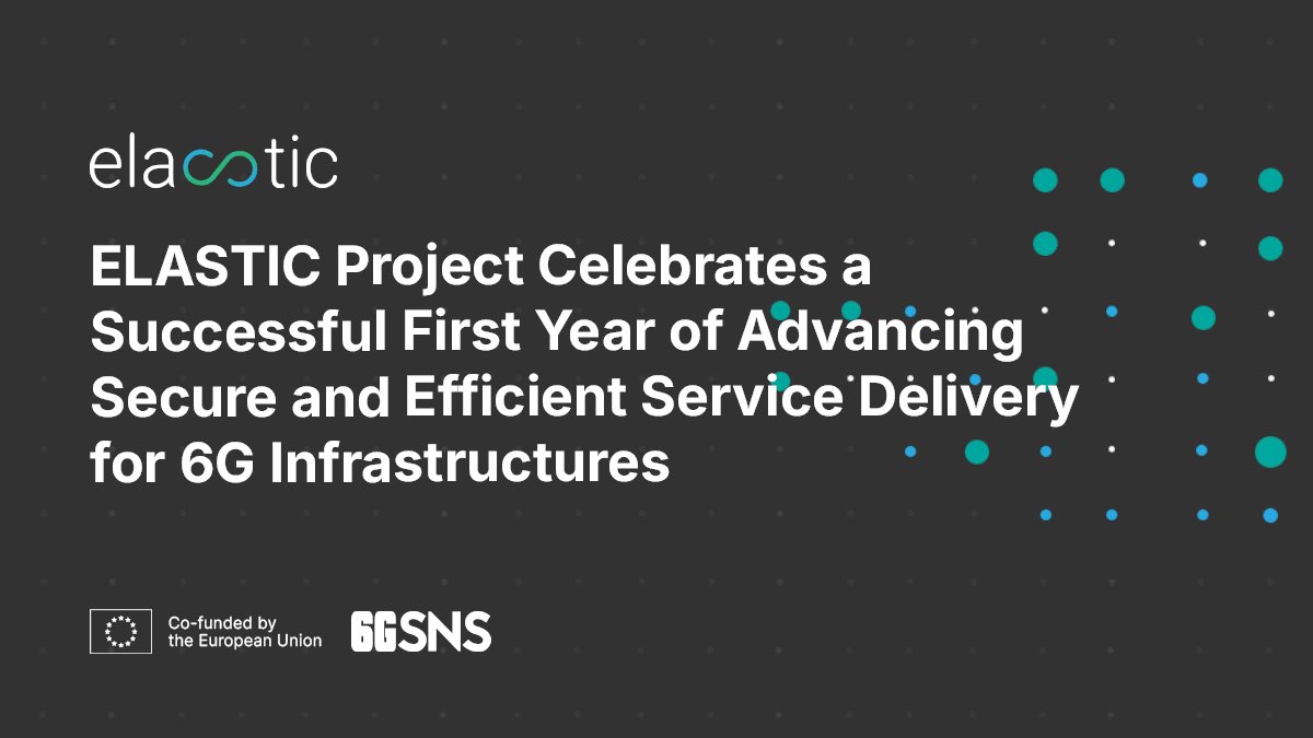 📢 New press release: #ELASTIC celebrates one year of advancing secure, efficient service delivery for 6G.

🔹 New orchestration platform
🔹 Advances in isolation &amp; confidential AI
🔹 2 demonstrators in progress

🔗 More: elasticproject.eu/elastic-projec…

#ELASTIC #6G #EdgeComputing