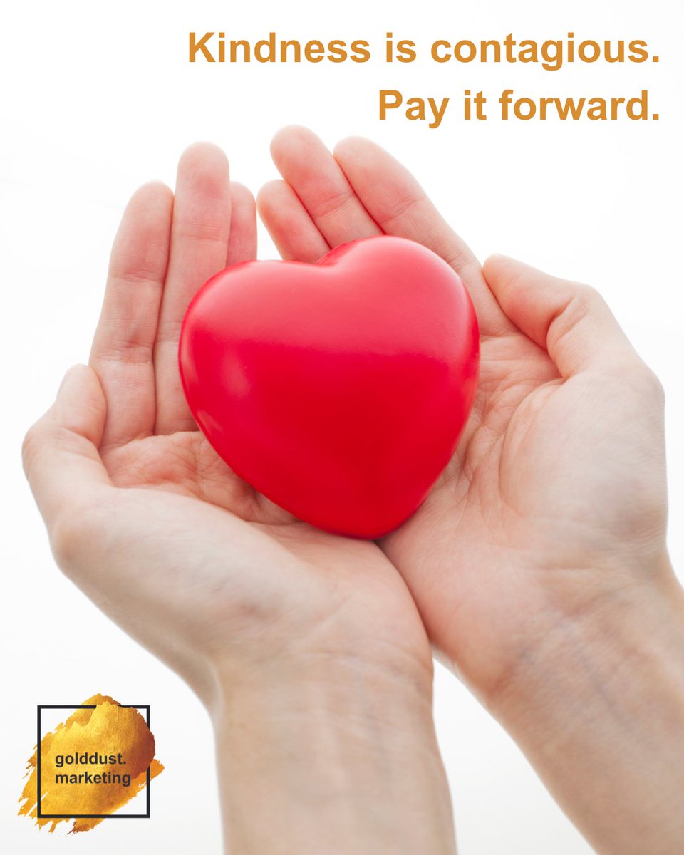 It's Global Pay It Forward Day! A small gesture like sending a note, helping a neighbor, or buying a coffee could spark big smiles. 

At Golddust, we say kindness = connections. Start your ripple today! 💫 #PayItForward