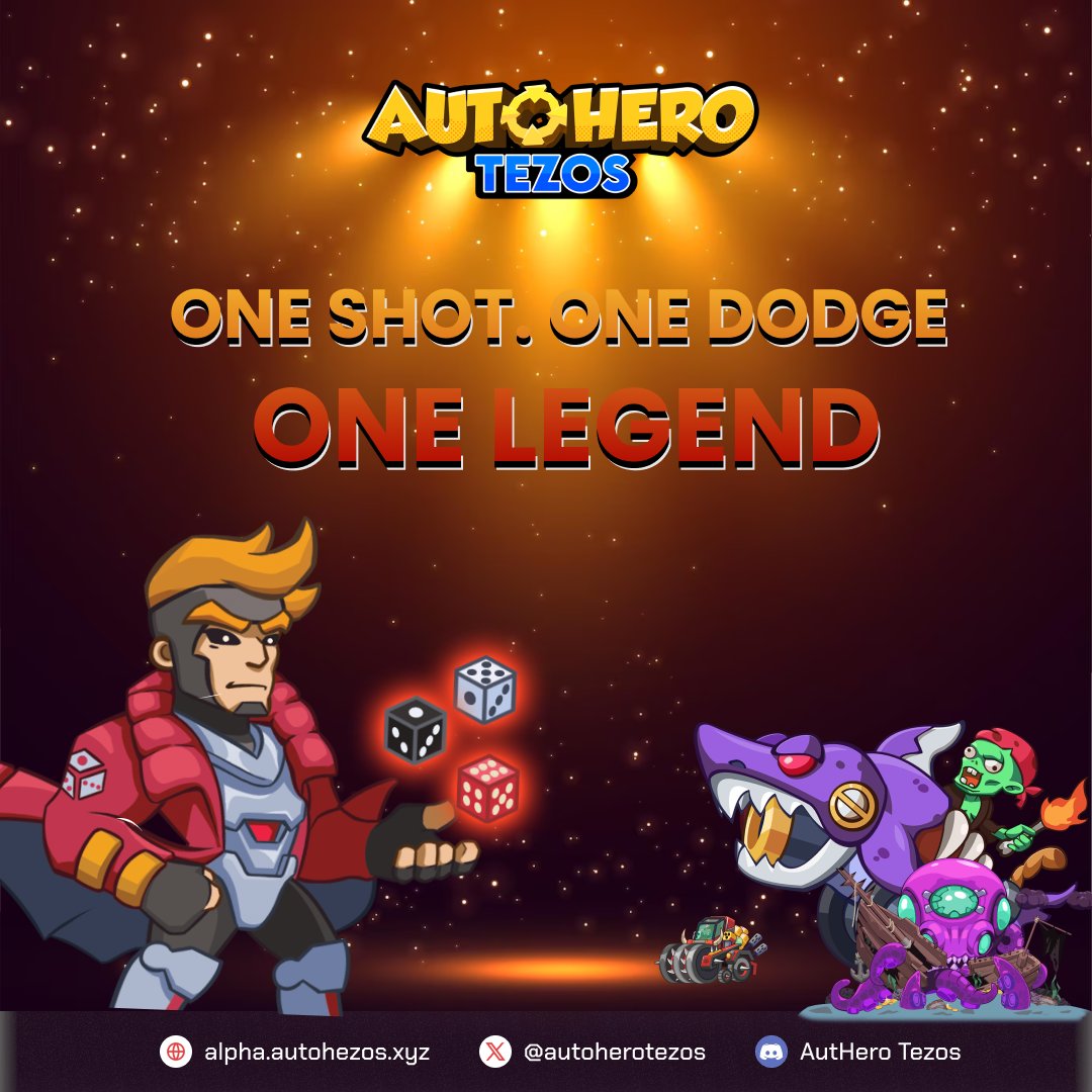 One shot. One dodge. One legend.
No teammates. No mercy.
Just you, your skills, and a storm of bullets. 💥

AutoHero Tezos — rise or perish.