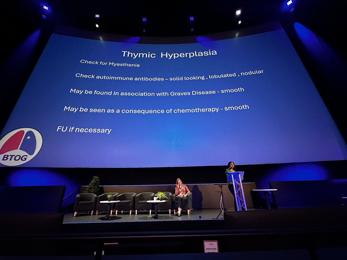 Junior BSTI (@juniorbsti) on Twitter photo 🩻 BSTI ASM 2025 - Day 1
🫁 Our 2nd session focusses on guidelines & diagnostic considerations of challenging anterior mediastinal masses
📣 Dr. Shalini Datta, Consultant Radiologist
📣 Dr. Rebecca Duerden, Consultant Radiologist <a href="/BeccaDuerden/">Becca Duerden</a>
<a href="/BSTImaging/">BSTI</a> <a href="/_the_SRT/">The Society of Radiologists in Training</a> #BSTI2025 🩻 BSTI ASM 2025 - Day 1
🫁 Our 2nd session focusses on guidelines & diagnostic considerations of challenging anterior mediastinal masses
📣 Dr. Shalini Datta, Consultant Radiologist
📣 Dr. Rebecca Duerden, Consultant Radiologist <a href="/BeccaDuerden/">Becca Duerden</a>
<a href="/BSTImaging/">BSTI</a> <a href="/_the_SRT/">The Society of Radiologists in Training</a> #BSTI2025