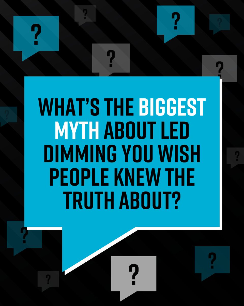 ELECTRICIANS, ELECTRICAL WHOLESALERS AND LIGHTING PROFESSIONALS 📢

What's the biggest myth about LED dimming you wish people knew the truth about?

Let us know 👇

#electrician #electricianuk #sparky #lightingcontrol