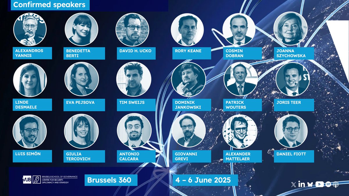 ‼️ Looking for a new learning/networking experience? Join us in Brussels from 4-6 June for our #Brussels360 executive course. Apply today for immersive learning and debate on European security, geopolitics, trade and tech.

Apply 🔸 csds.vub.be/executive-cour…