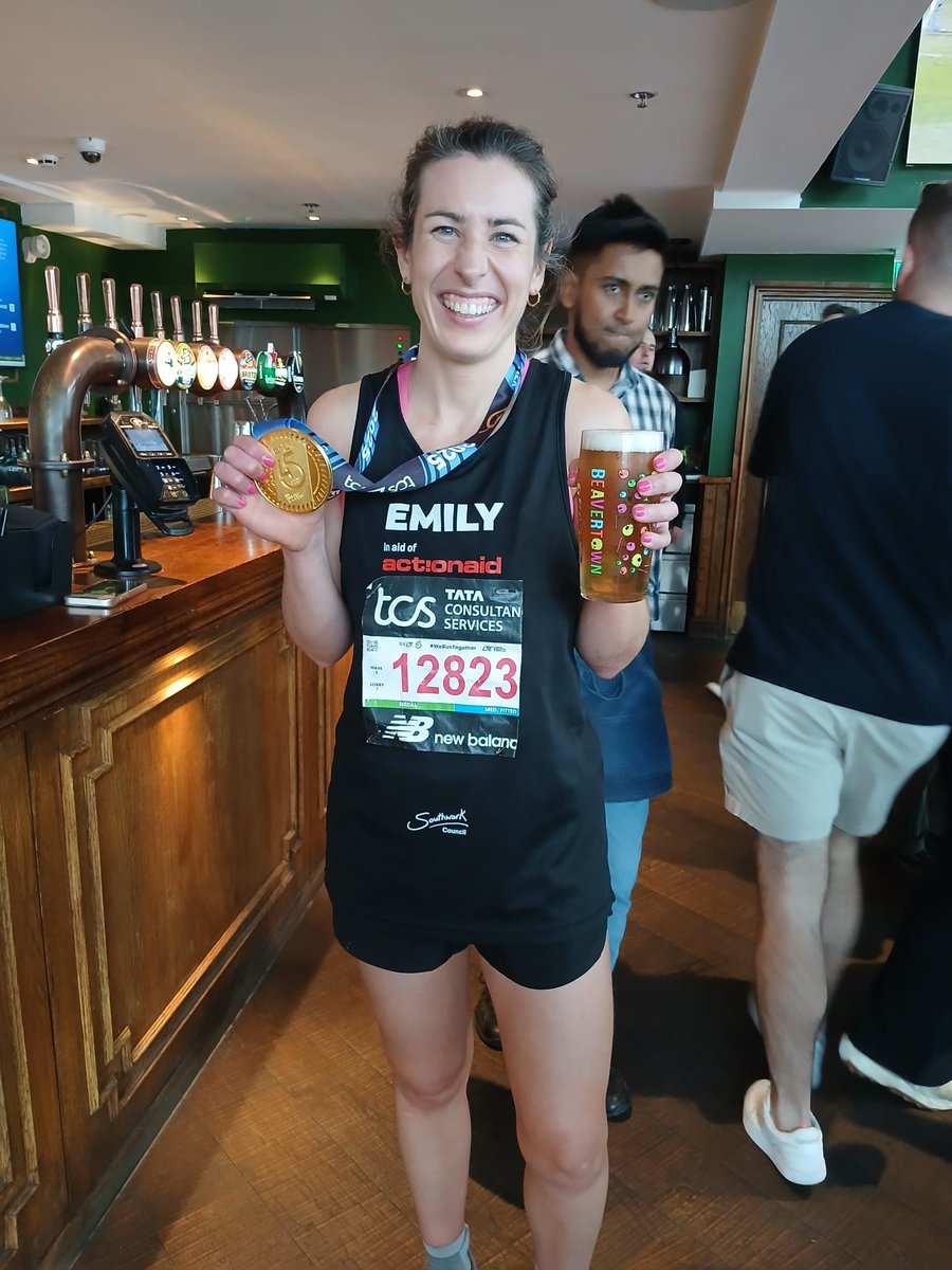 Emily Hickson (@emilyahickson) on Twitter photo Proud to have completed the London Marathon yesterday in 3.46hr, and what a day! The London support was epic! Thank you to the Mayor <a href="/lb_southwark/">Southwark Council</a> for letting me part of her team and to friends and family for helping raise £2500 for <a href="/ActionAidUK/">ActionAid UK</a> and local charities. Proud to have completed the London Marathon yesterday in 3.46hr, and what a day! The London support was epic! Thank you to the Mayor <a href="/lb_southwark/">Southwark Council</a> for letting me part of her team and to friends and family for helping raise £2500 for <a href="/ActionAidUK/">ActionAid UK</a> and local charities.