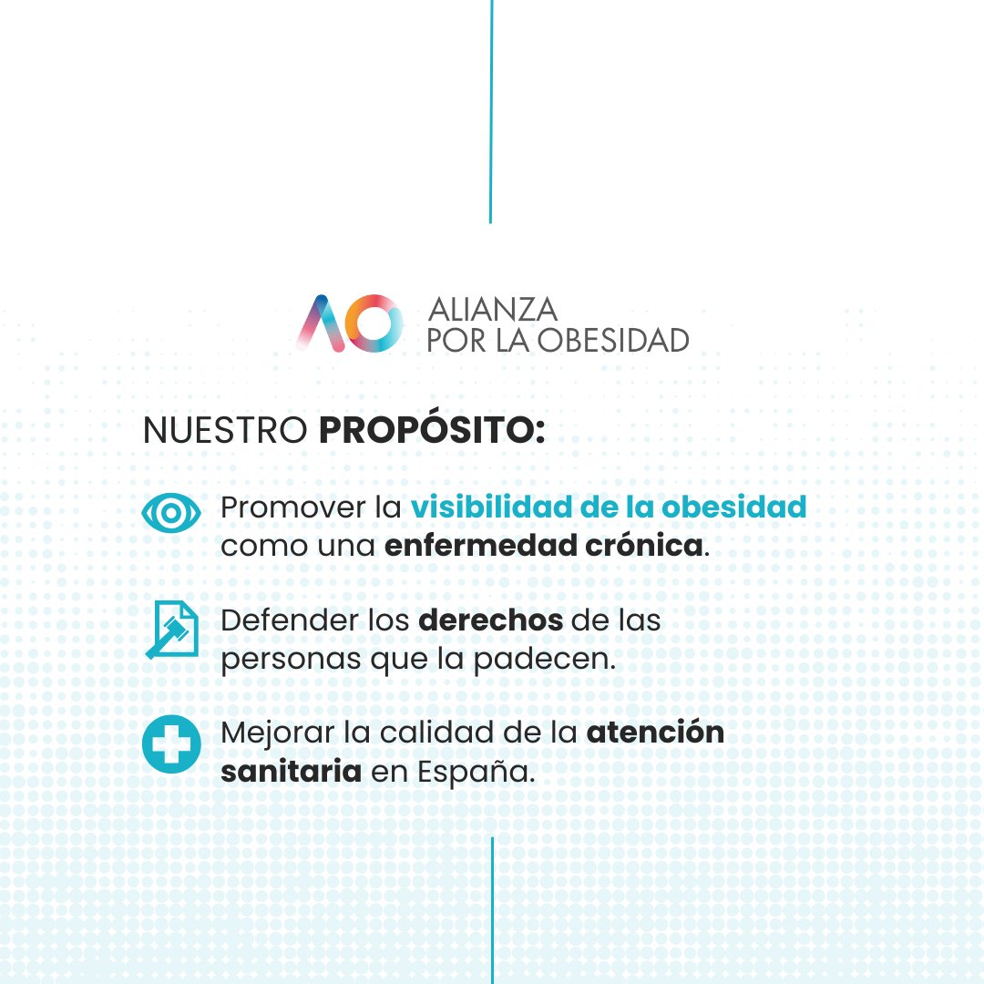¿Qué es la Alianza por la Obesidad? 🤝

Es una iniciativa estratégica liderada por organizaciones de pacientes y sociedades científicas, con el objetivo de generar un cambio real en el enfoque de la obesidad.

🔗Accede a nuestra web: alianza.anpobesidad.es

#AlianzaPorLaObesidad