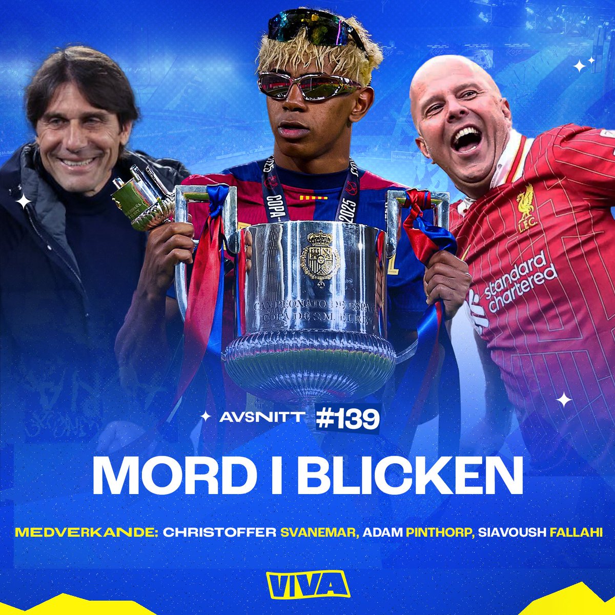 139. MORD I BLICKEN

🔥 Världens bästa match
🤩 ”Det är den sjukaste spelaren vi sett” 
😅 Vad har hänt med Inter!?
🫣 Problemet med Carlo Ancelotti
🏆 Bylund om känslorna efter PL-segern
🥇Tränaren som ger titelgaranti
🎧 open.spotify.com/episode/6Cng0r…