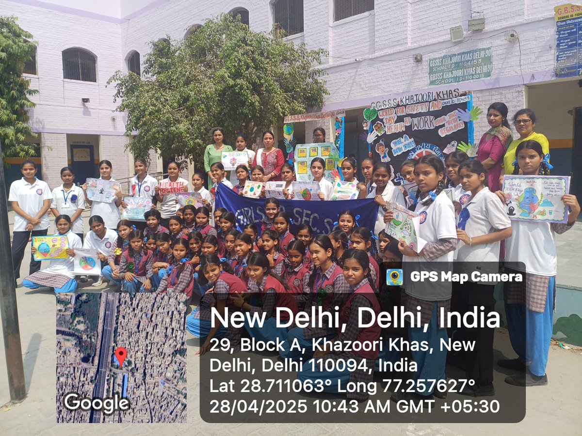 Regional Directorate of NSS Delhi (@nssrddelhi) on Twitter photo "Safe Steps Forward! 🚶♀️💡
GGSSS Khajoori Khas, Delhi organized a Health and Safety Awareness Walk inside campus, spreading awareness about Road Safety and Health Hygiene among students. 🌟 #HealthAndSafety #RoadSafety #HygieneAwareness <a href="/YASMinistry/">YAS Ministry</a> <a href="/mansukhmandviya/">Dr Mansukh Mandaviya</a> "Safe Steps Forward! 🚶♀️💡
GGSSS Khajoori Khas, Delhi organized a Health and Safety Awareness Walk inside campus, spreading awareness about Road Safety and Health Hygiene among students. 🌟 #HealthAndSafety #RoadSafety #HygieneAwareness <a href="/YASMinistry/">YAS Ministry</a> <a href="/mansukhmandviya/">Dr Mansukh Mandaviya</a>