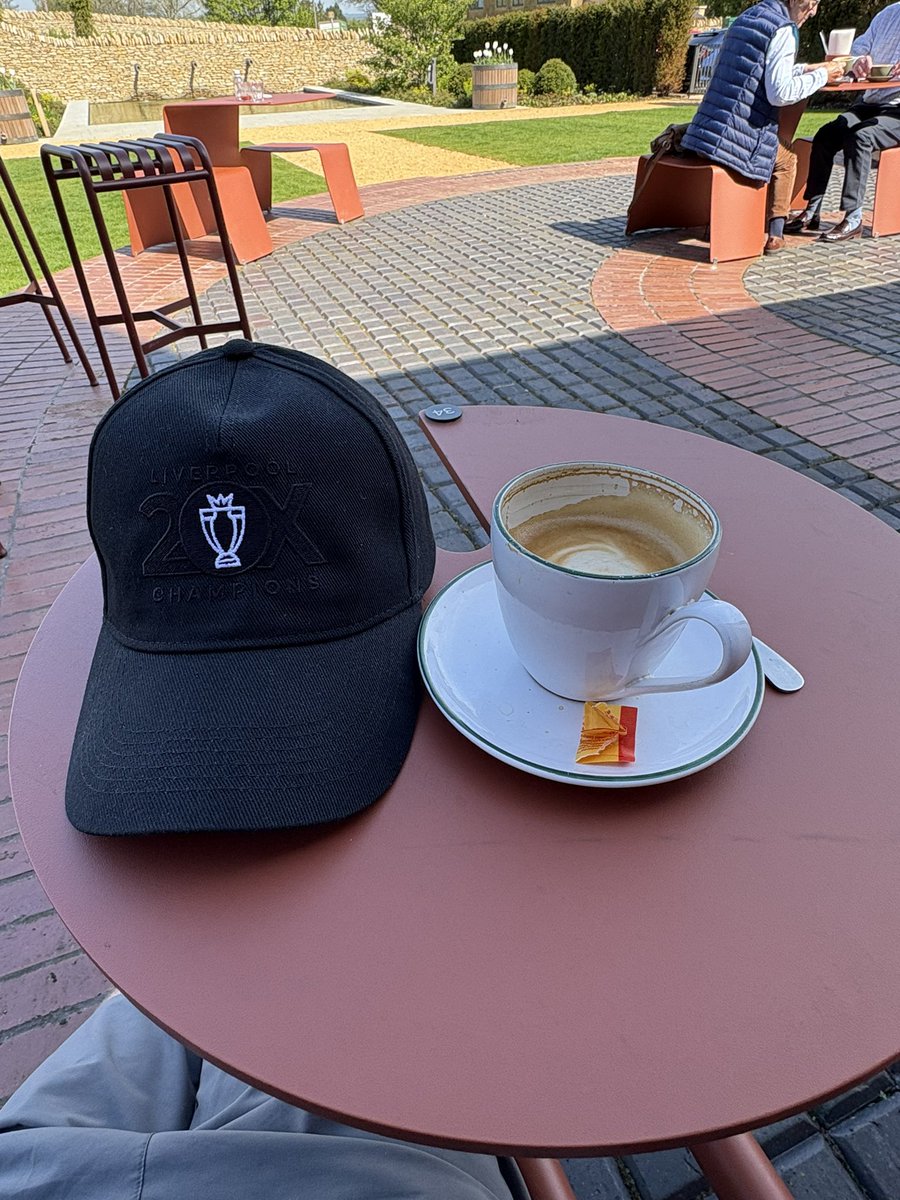 Enjoying my champion 20 coffee far to much this morning <a href="/hatscarforabadg/">Hat scarf or a badge</a>