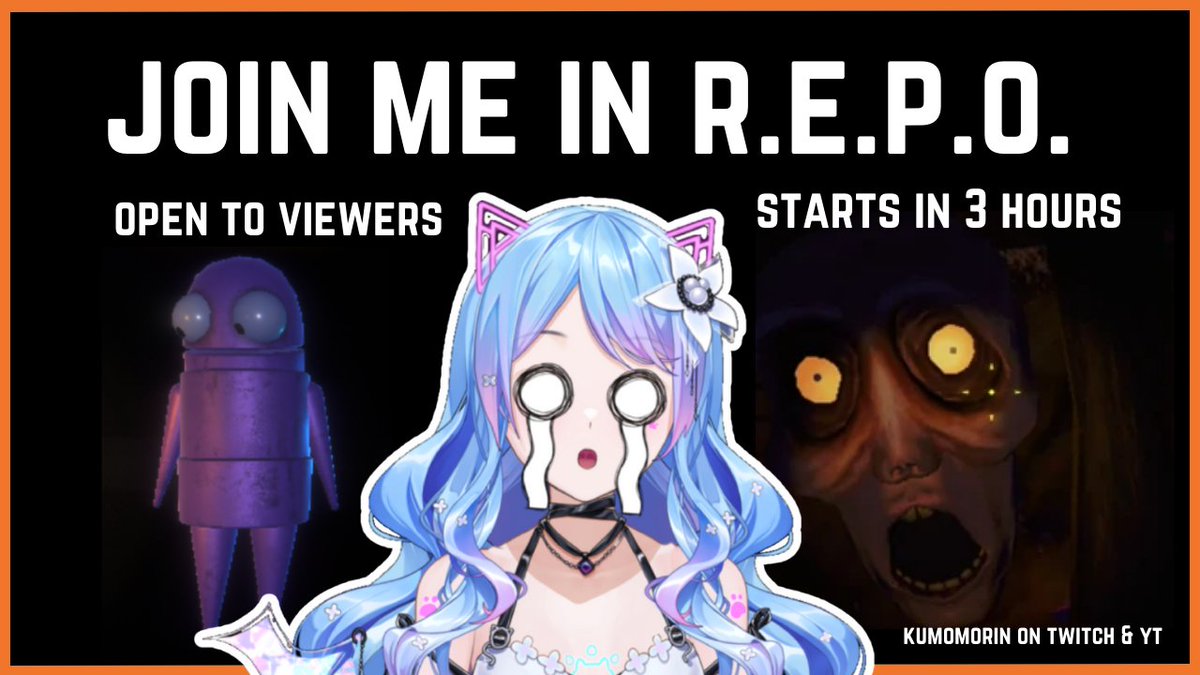 Calling all R.E.P.O. lovers!!!! 

Test of your reflexes!!! See you in exactly 3 hours! 💙💙