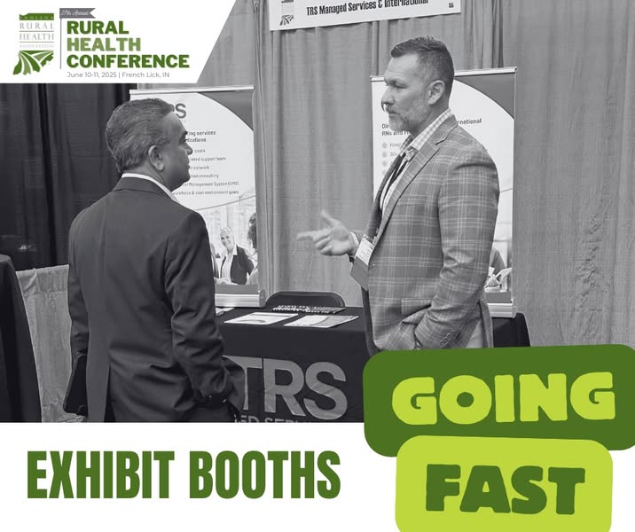 Check out this opportunity from our parent organization, the Indiana Rural Health Association! The 2025 IRHA Annual Conference is shaping up to be the biggest and best yet – and exhibitor spots are selling fast!

🔗ow.ly/usFt50VE6OK