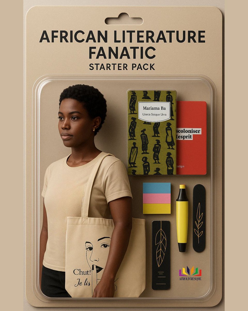 afrolivresque's tweet photo. ✨ Afrolivresque a fait son Starter Pack ! ✨

📚Et vous, quels livres auriez-vous mis dans votre starter pack  ?
Dites-le-nous en commentaire ! 👇🏾

#StarterPackChallenge #Afrolivresque #BookAddict #MariamaBa #NgugiWaThiongo https://t.co/U4hs1UMOmE