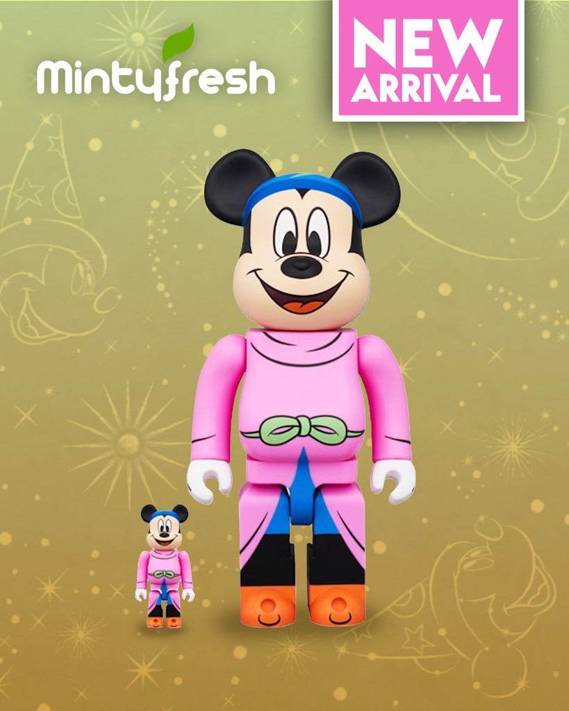 The 400% &amp; 100% Bearbrick Set – Mickey Mouse (Sorcerer's Apprentice) is available on our website!! Order yours now at mintyfresh.eu!⁠
⁠
#Designertoys #ArtToys #VinylToys #ArtToy #Hypebeast #toystagram #collectibles #highsnobiety #mickeymouse #fantasia #bearbrick