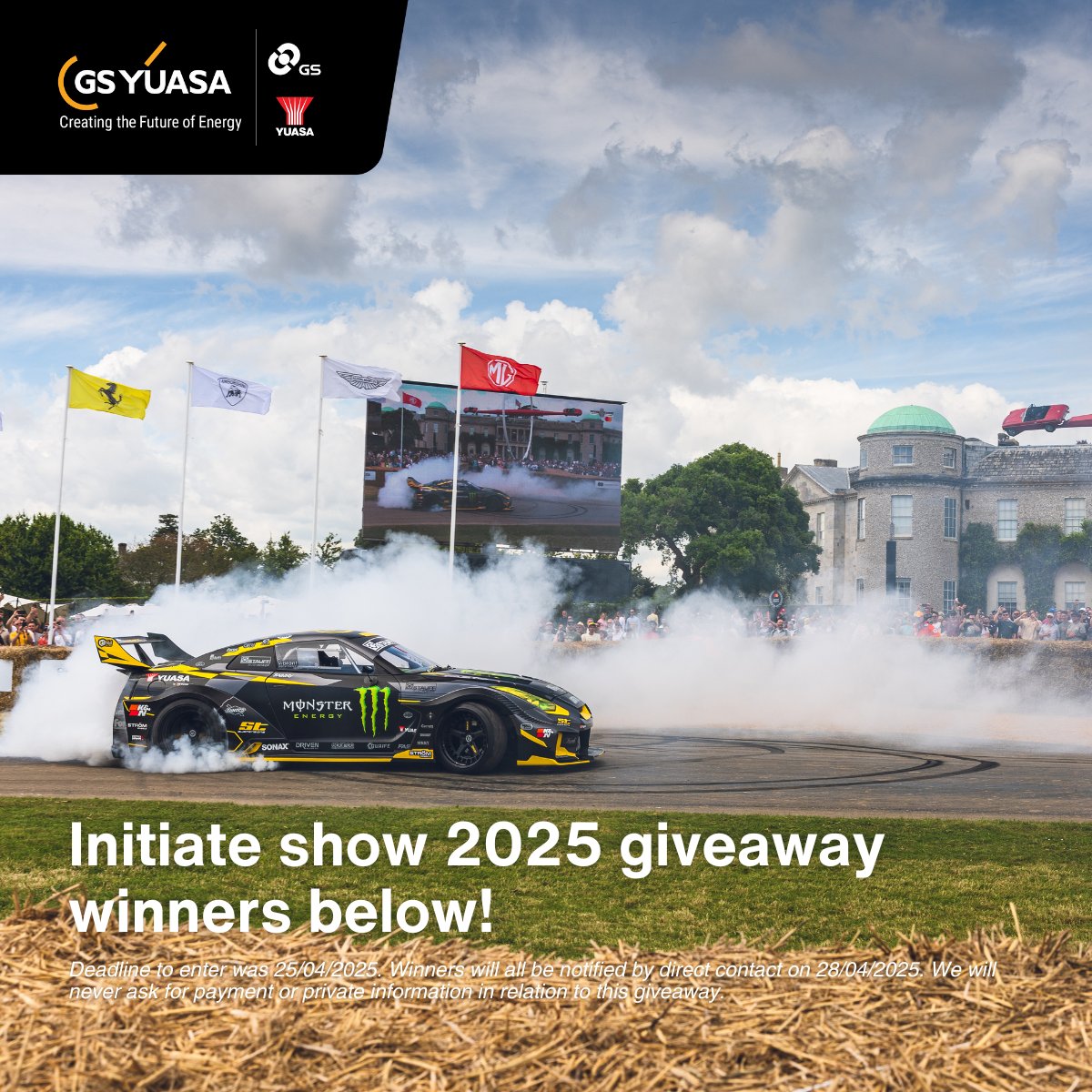 🏆 Our Winners Are Here! 🏆 

Thanks to everyone who entered our Initiate Show 2025 Giveaway! ⚡ 

Congrats to: @franl1984 @wmia2411 @madarageide @benbarber54 @tfbuz_savvy

🏁 More excitement on the way — stay powered up!

#WinWithYuasa #PoweringWhatMatters