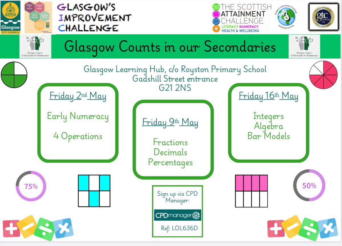 🚨 Secondary training starts again this week - sign up on CPD manager 🚨 
#CPA #alwayslearning #numeracy