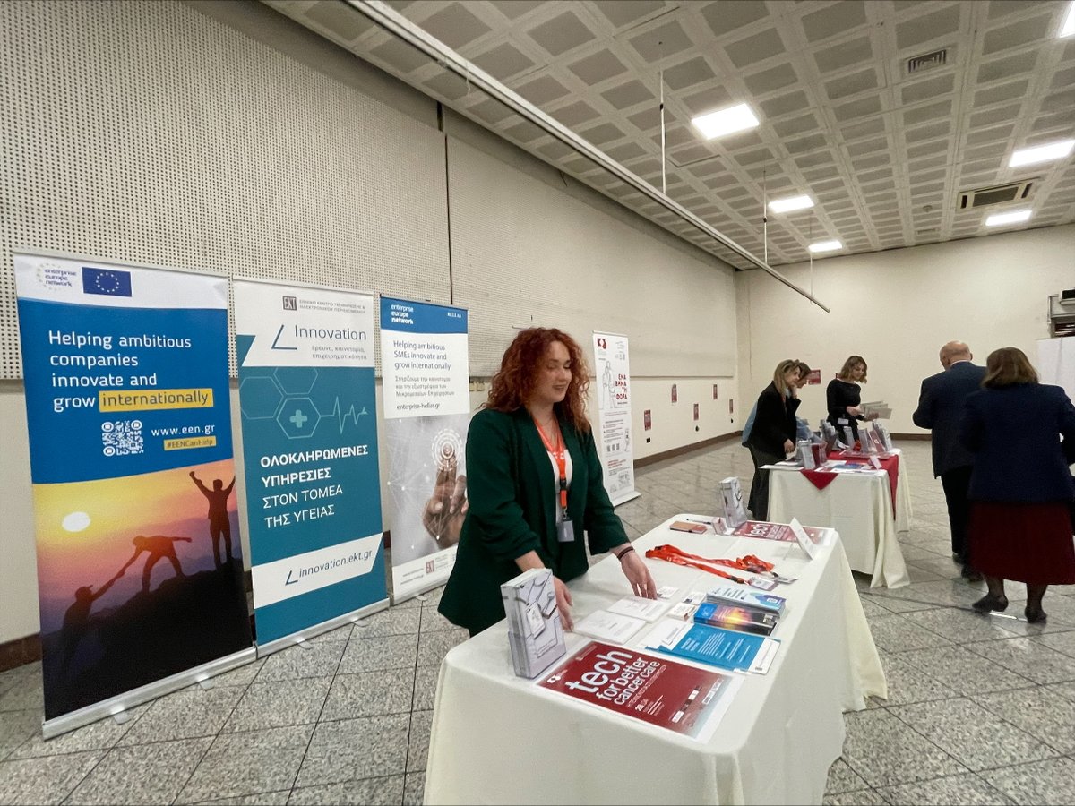 📣"Tech for Better Cancer Care"❗
Σήμερα 28/5, 10.00-19.00, σας περιμένουμε στο Μετρό Συντάγματος (Αίθουσα πολλαπλών χρήσεων) για να συζητήσουμε για τα ψηφιακά εργαλεία του δημόσιου συστήματος υγείας!

🌟Μάθετε περισσότερα: ekt.gr/el/news/30752
#InnovationEKT #MissionCancer