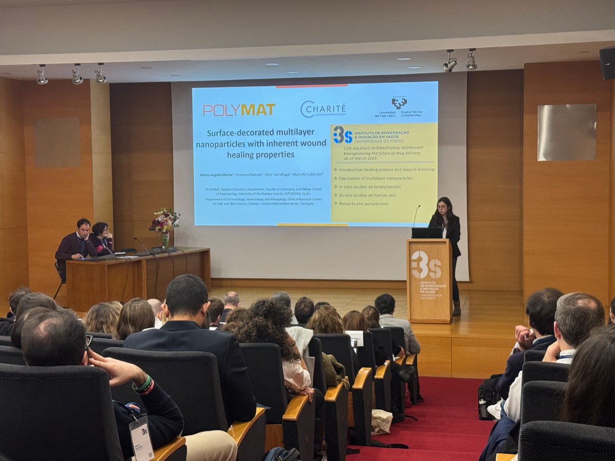 CalderonLab (@calderon_lab) on Twitter photo Last month, two of our PhD students participated in the 12th Galenus Workshop <a href="/GalenusWorkshop/">12th Galenus International Workshop</a>.
<a href="/RAKESHK24519897/">RAKESH KUMAR MAJI</a> and Maria Angela Motta presented their research, learnd a lot and had a fantastic time in Porto! Congrats to the organizers!!
@POLYMAT_BERC, <a href="/ehu_kimika/">Kimika Fakultatea UPV/EHU</a> Last month, two of our PhD students participated in the 12th Galenus Workshop <a href="/GalenusWorkshop/">12th Galenus International Workshop</a>.
<a href="/RAKESHK24519897/">RAKESH KUMAR MAJI</a> and Maria Angela Motta presented their research, learnd a lot and had a fantastic time in Porto! Congrats to the organizers!!
@POLYMAT_BERC, <a href="/ehu_kimika/">Kimika Fakultatea UPV/EHU</a>