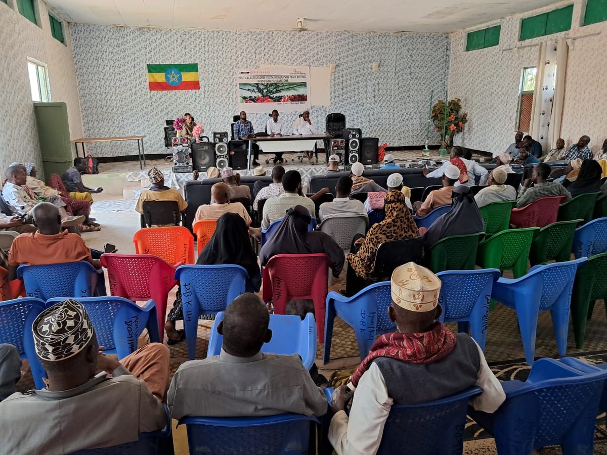 Last week we engaged communities in the larger #ManderaTriangle to come up with lasting solutions to longstanding conflicts between communities from the Daua and Liban zones over grazing land along the border between administrations in the borders of #Ethiopia, #Somalia, and